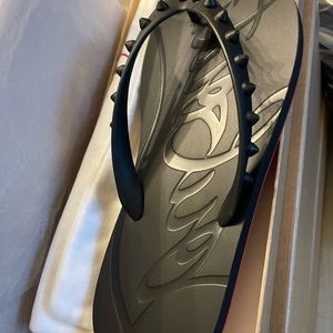 Christian Louboutin flip flops, Brand New!